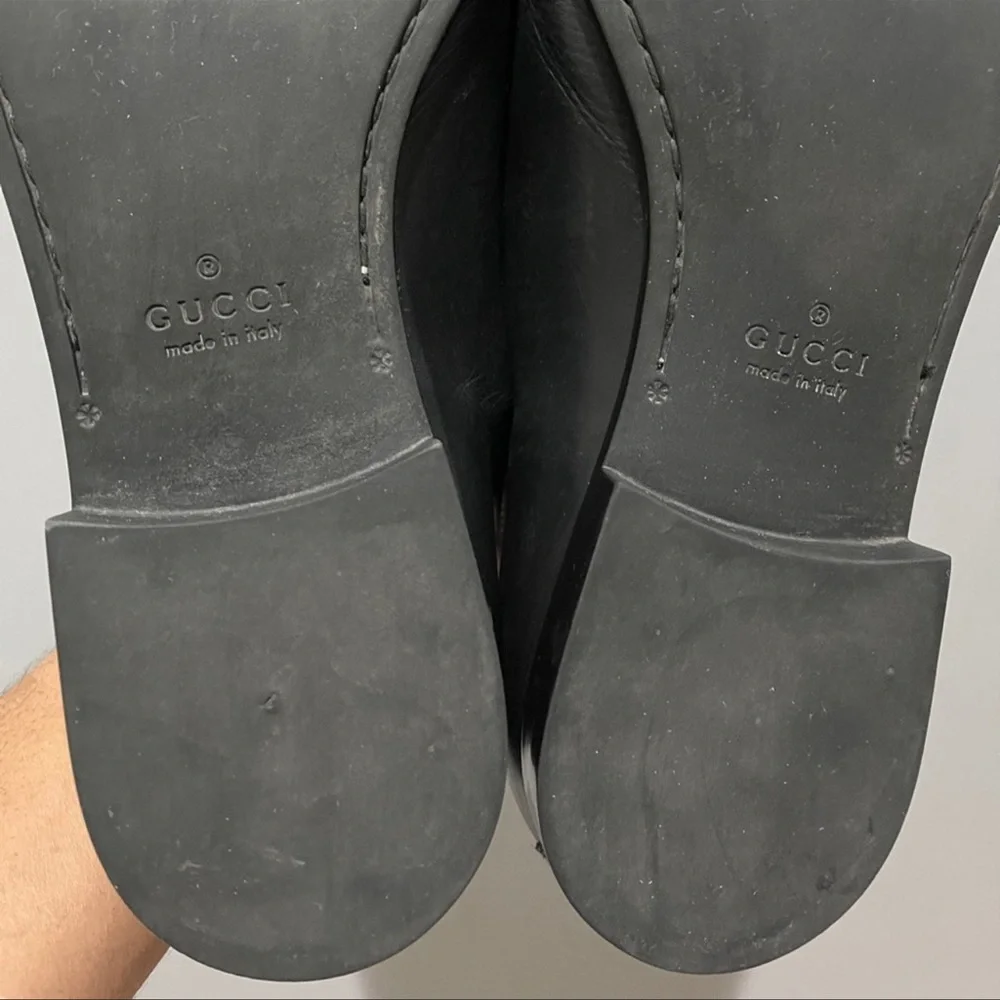 Nice Classic Gucci Derby Lace-ups. Black Sz 10 - Picture 10 of 11